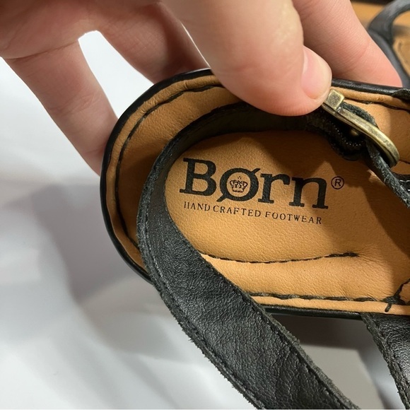 Born black leather clog Sandals size 8 - Picture 5 of 6